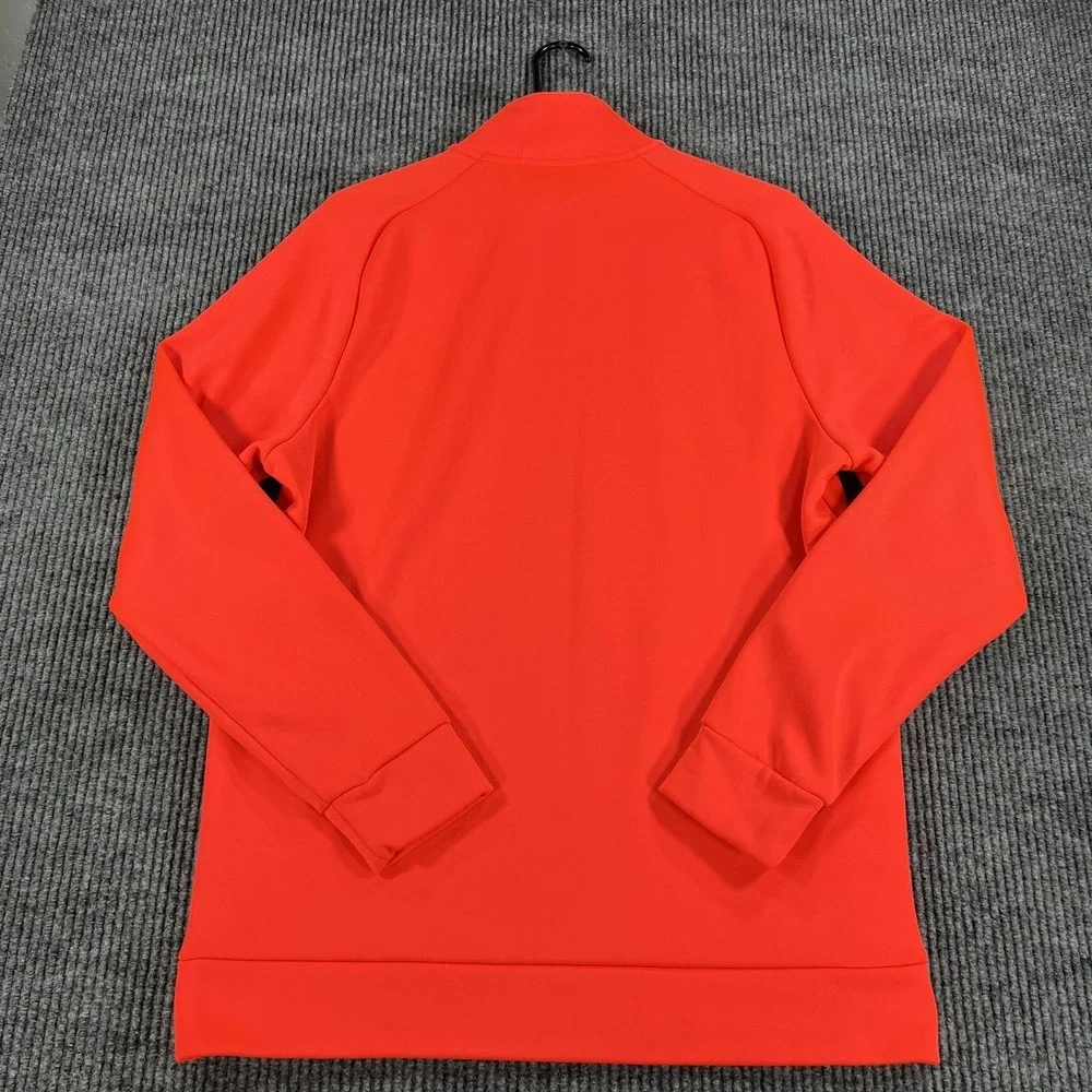 Under Armour Pullover Mens Medium Pink Quarter Zip Fleece Mock‎ Neck Loose Fit